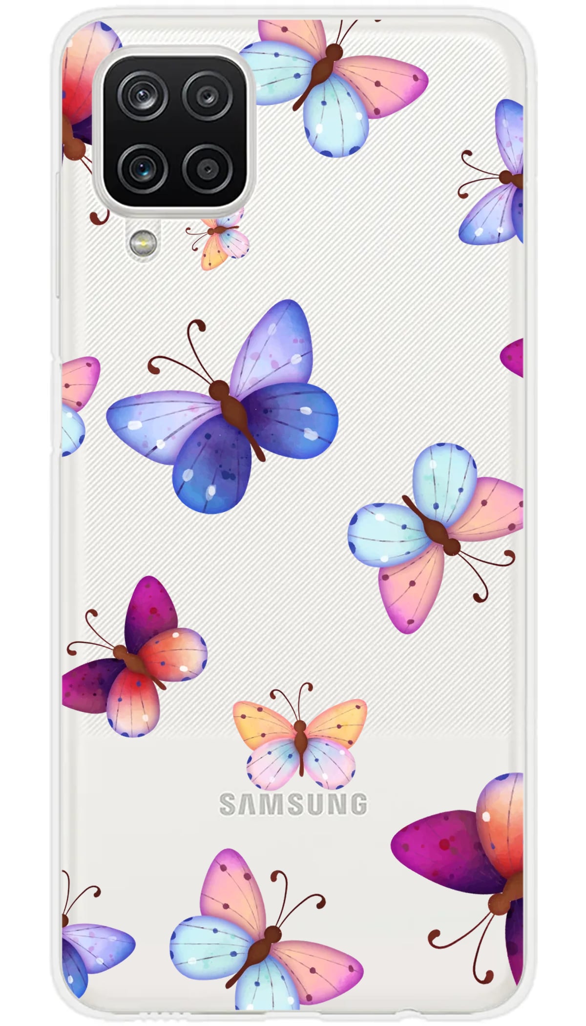 Coque Samsung Papillons colorés - Galaxy A12 5G