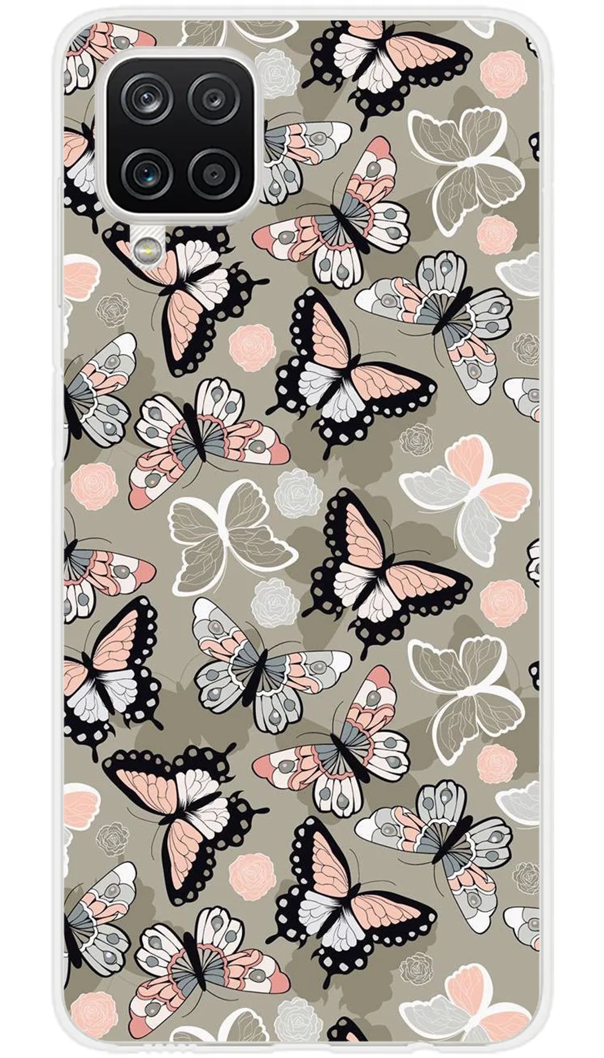 Coque Samsung Papillons Vintage - Galaxy A12 5G