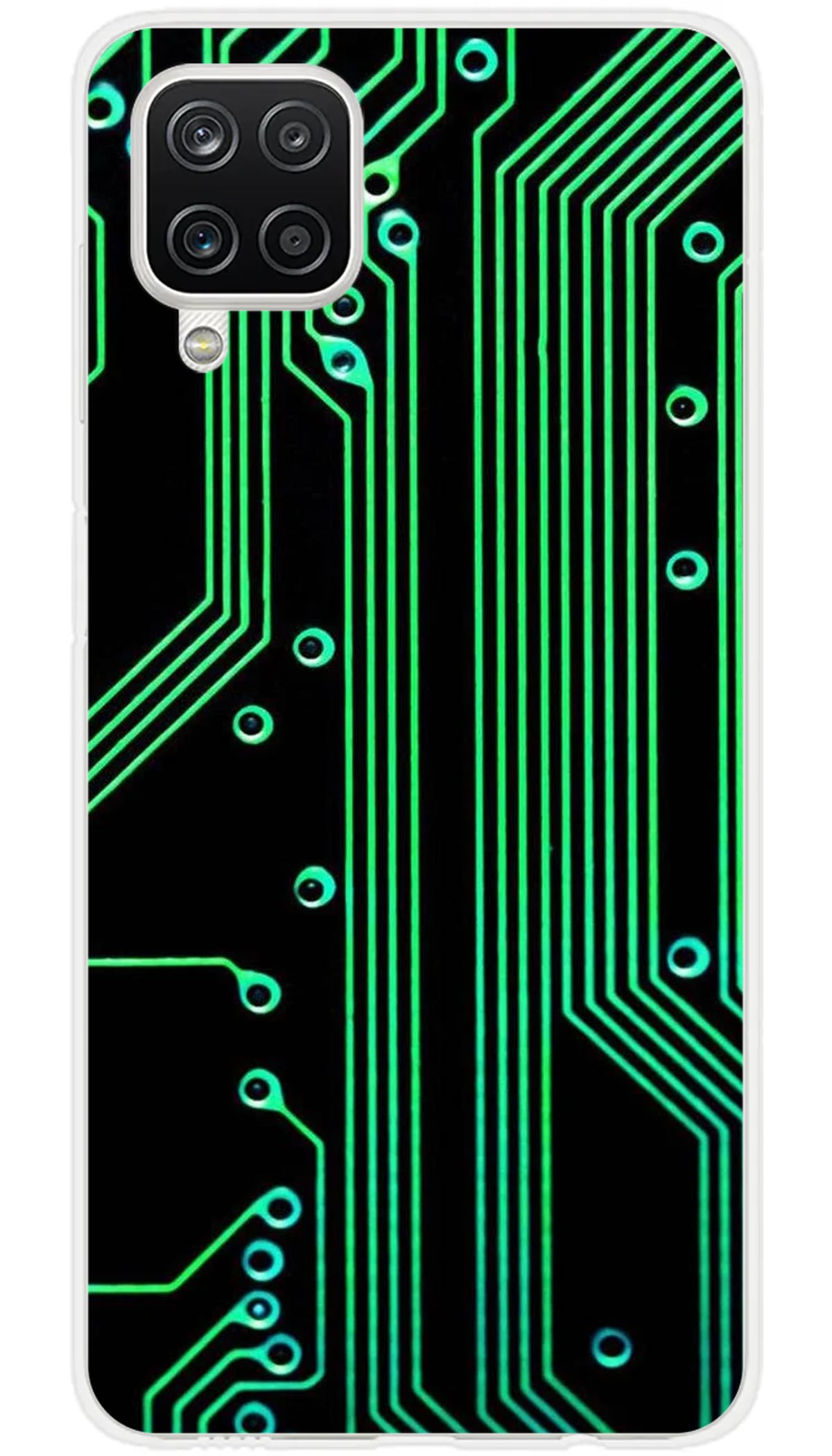 Coque Samsung Texture circuit geek - Galaxy A12 5G