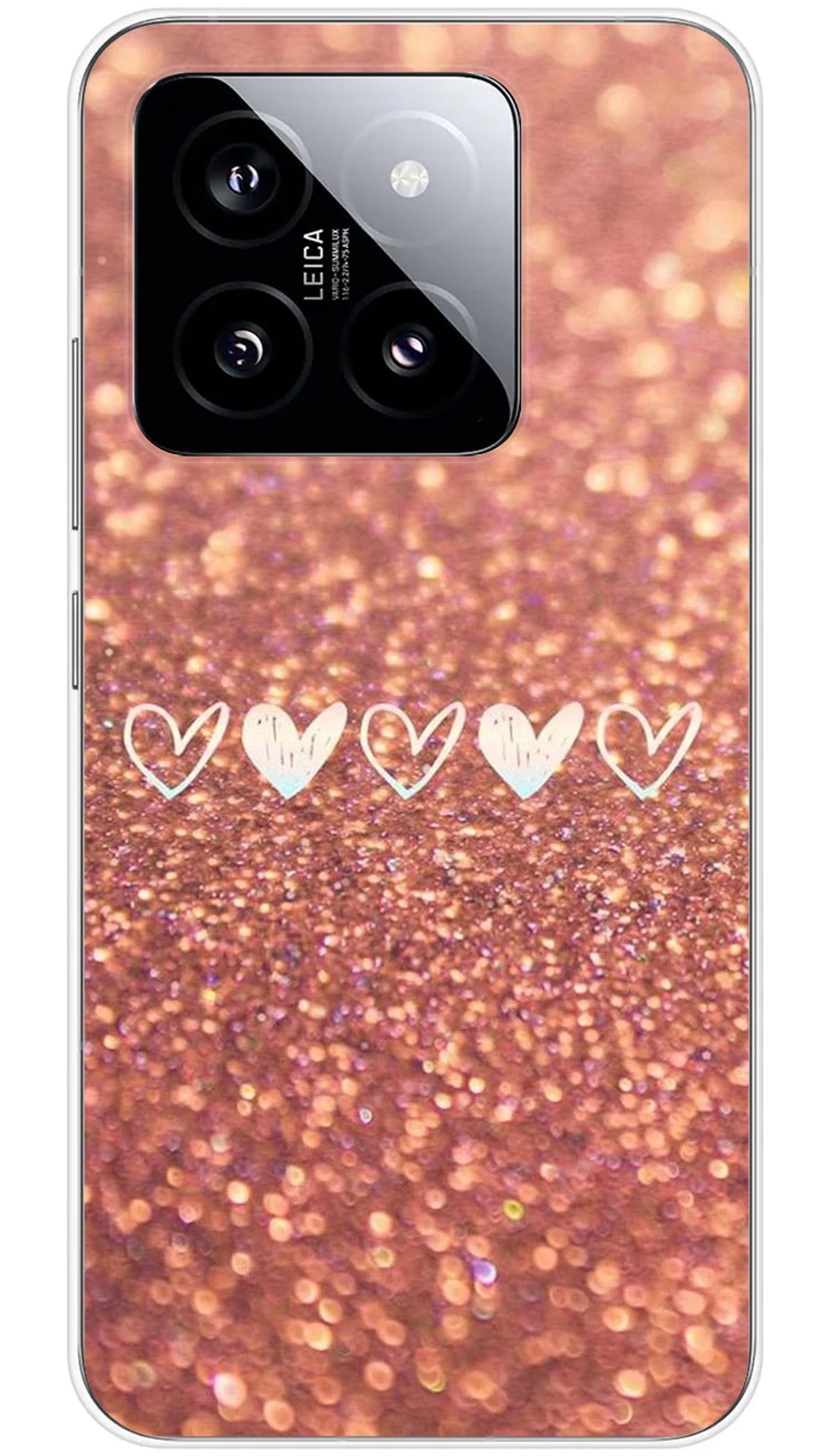 Coque Xiaomi Paillettes coeur - 14