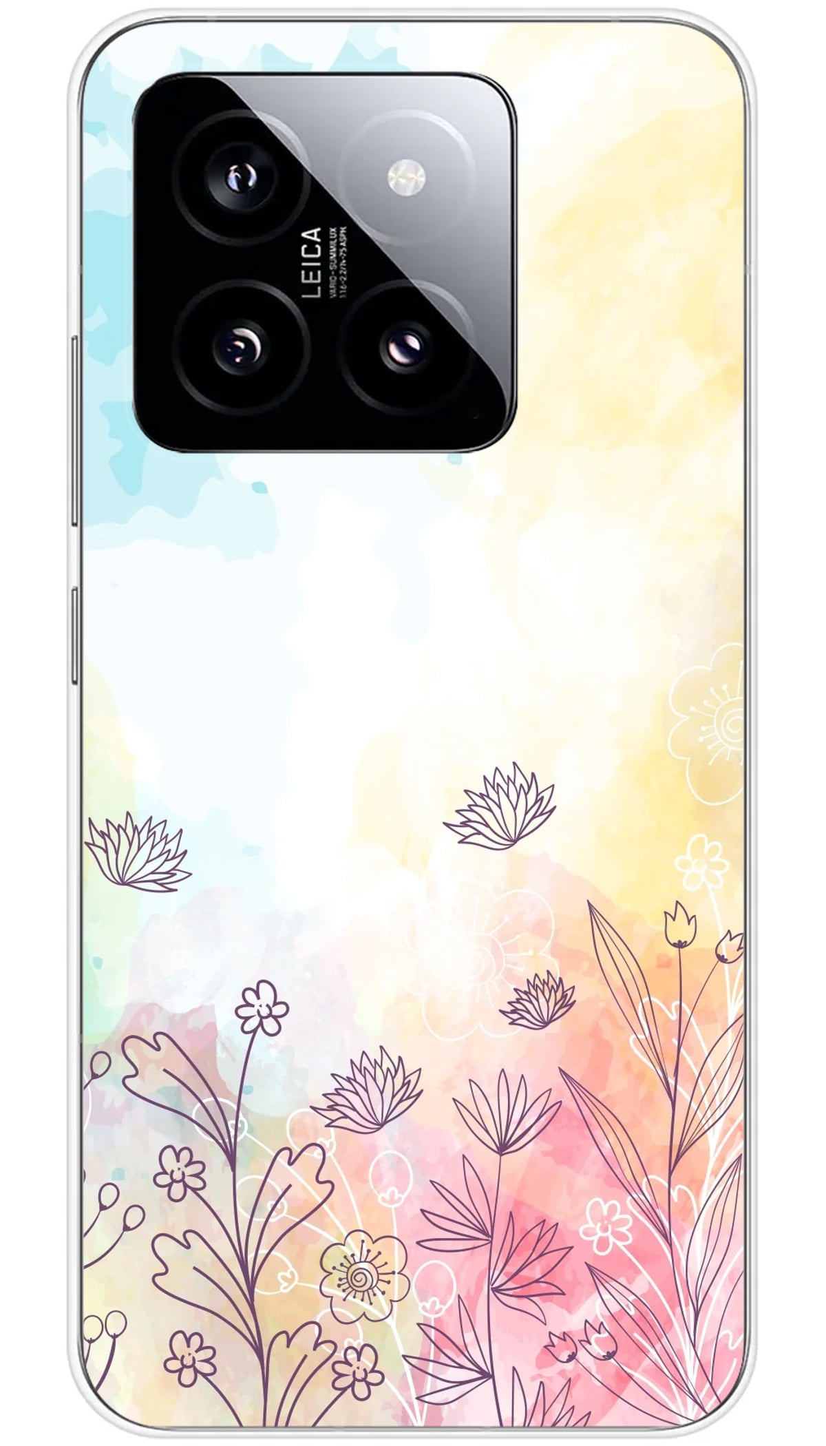 Coque Xiaomi Watercolor flowers - 14