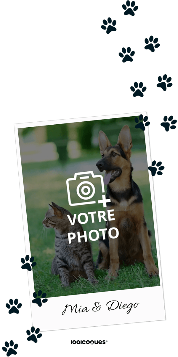 Coque personnalisée Asus Polaroid Chiens & Chats