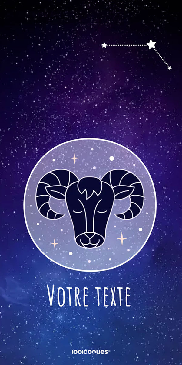 Coque personnalisée Wiko Zodiaque Galaxie