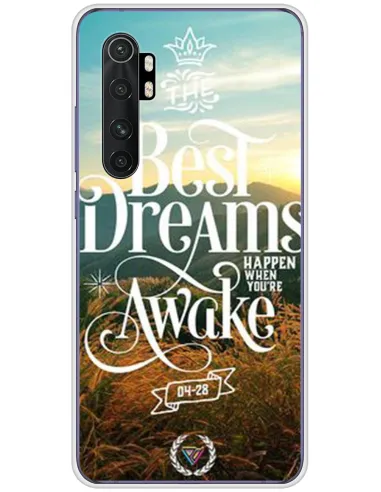 Coque en silicone imprimée Citation 07 pour Xiaomi Mi Note 10 Lite