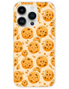 Coque en silicone imprimée Cookies pour Apple iPhone 15 Pro