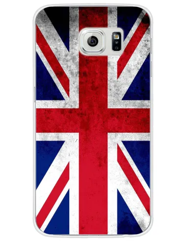 Coque en silicone imprimée Drapeau Angleterre pour Samsung Galaxy S6