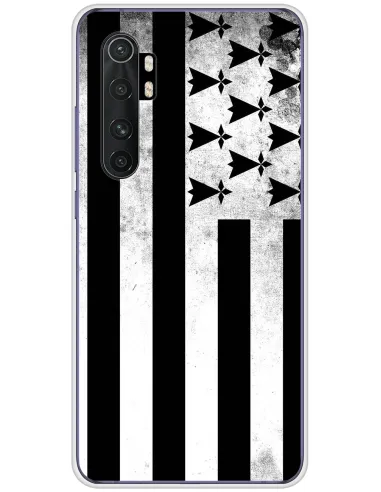 Coque en silicone imprimée Drapeau Bretagne pour Xiaomi Mi Note 10 Lite