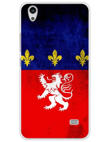 Coque en silicone imprimée Drapeau Lyon pour Huawei G620S