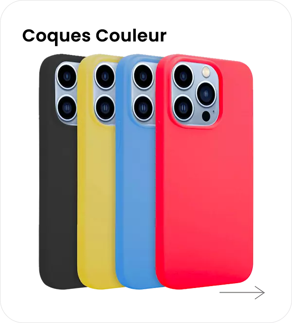 Les coques couleur proposée par 1001coques